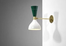 Wall Italian Sconce Diabolo Fixture Light Modern Brass Lights - £124.66 GBP