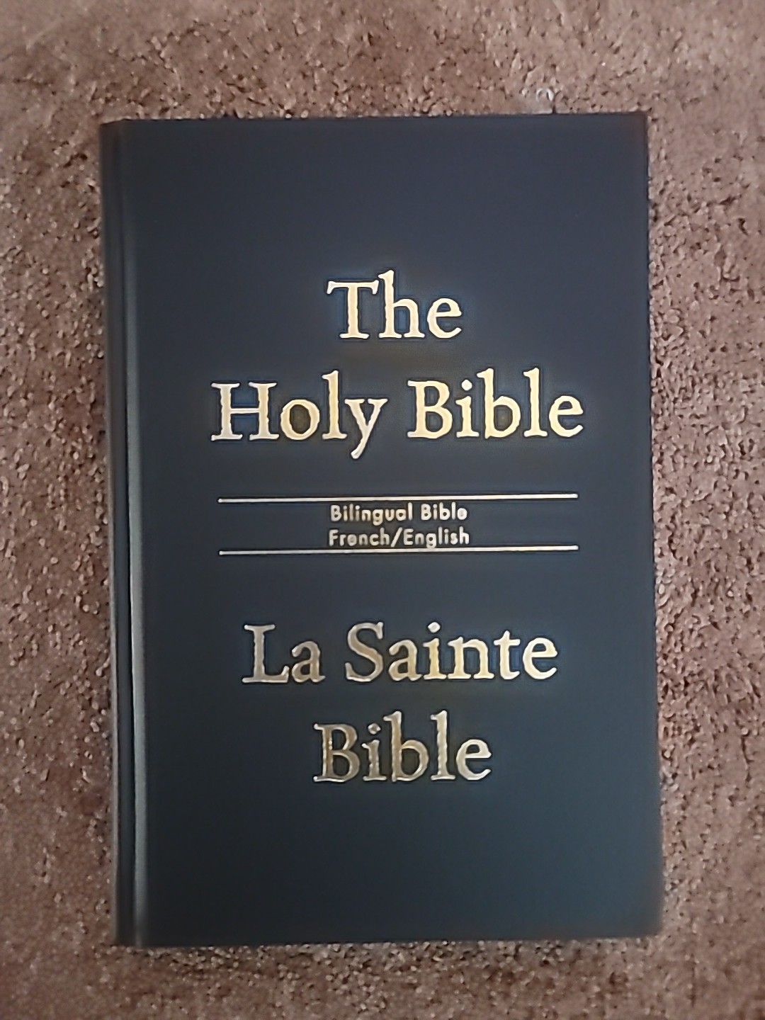 NIVBB French/English Bilingual Bible, Hardcover KJV LSV - $39.58