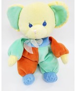 9&quot; Plush Appeal Bear Baby Lovey Rattle Green Blue Yellow Orange Soft Toy... - $379.94 MXN