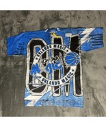 Vintage RARE 90s Orlando Magic Johnson AOP All Over Print T-Shirt Oversi... - $177.77 CAD