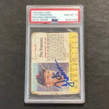 1962 Topps Baseball #67 TITO FRANCONA Signed Card PSA Slabbed Auto 10 Orioles - £37.36 GBP