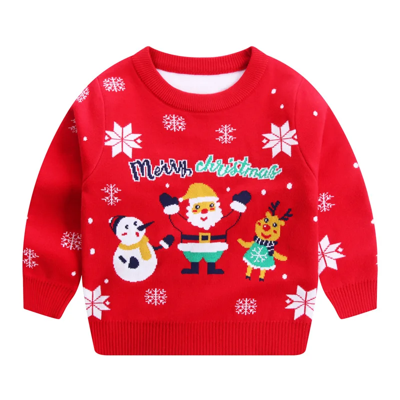 Merry Christmas Girls  Winter Keep Warm Baby Girl Clothes Casual Knitting  Birth - £83.19 GBP