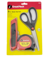 Household Tool Set Great Neck Home Tools 3 Pc. - $235.40 MXN