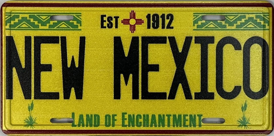 New Mexico State License Plate Novelty Fridge Magnet - $7.99