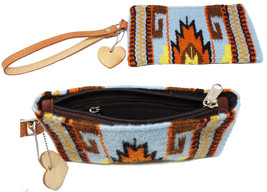 Woman&#39;s Western Handwoven Wool Rodeo Cowgirl Fashion Wristlet Wallet 103A06 - $49.49