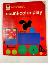 Vintage 1971 Whitman Educ Preschool Workbook - Count Color Play - Money Time NOS - £8.92 GBP