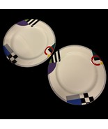 Set of 2 Mikasa Maxima HIGH SPIRITS Super Strong China 11” Dinner Plates... - $33.90 CAD