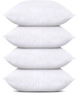 Throw Pillow Inserts (Set Of 4, White), 18 X 18 Inches Pillow Inserts Fo... - $45.18 CAD