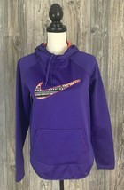 Nike Therma-Fit Women&#39;s Small Purple/Orange 100% Polyester Fleece Lined  - £12.64 GBP
