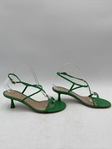 Gianvito Rossi Women’s Green Leather Strappy Sandal Size 39.5 - $282.14