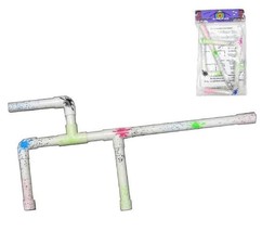 PAINT SPLATTER 22 INCH MINI MARSHMALLOW GUN toy tube shooter marshmellow... - $9.55