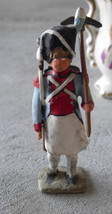 Vintage Lead Army Soldier with Weapon Figurine Handpainted - £12.37 GBP