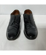Allen Edmonds Men&#39;s McAllister Black Wingtip Oxford Dress Shoes 12 W Exc... - $95.55 CAD