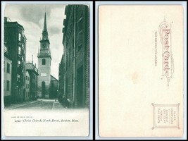Massachusetts Postcard - Boston, Christ Church, North Street N7 - £2.53 GBP