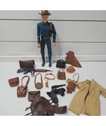 Marx Johnny West Captain Maddox Action Figure 1960s With Lot Of Accessories - £80.34 GBP