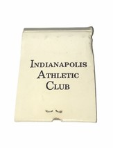Indianapolis Athletic Club IAC Vintage Matchbook - $6.80
