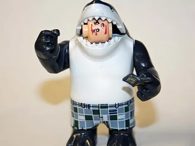 PLTOYS King Shark V2 Big Suicide Squad TV Show Batman Minifigure Toys - £7.46 GBP