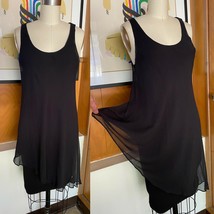 Alice + Olivia Dress Silk overlay combo stretch Mini Sz S ? - $64.35