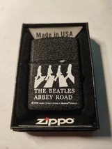 The Beatles Band Abbey Road petrol zippo lighter and zippo insert - £73.35 GBP