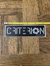 Sticker For Auto Decal Criterion Barrels - $87.88