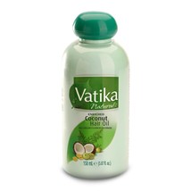 Dabur Vatika Naturals Coconut Hair Oil with Henna, Amla, Lemon &amp; 5 Herbs - Nouri - £16.73 GBP
