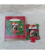 2001 Hallmark I Love My Dog Keepsake Ornament Picture Frame FREE US SHIP... - £9.60 GBP