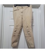VTG Ride-AP Breeches Womens Beige Equestrian Riding Pants Stretch Cotton... - $651.89 MXN