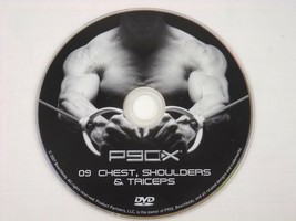 ORIGINAL P90X CHEST, SHOULDERS &amp; TRICEPS Replacement DVD Disk 09 - Ships... - £3.96 GBP