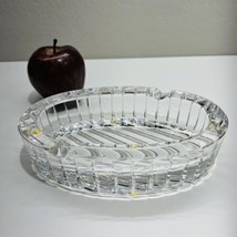 Mario Cioni Ashtray Crystal Glass Signed 7.5&quot; L x 4.5&quot; W x 1.75&quot; H Made in Italy - $135.00