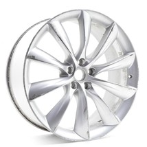 2016-2017 Tesla Model X 22&quot; 22x9 Rim 10 Spoke Wheel ET35 1027246-00-C Oem -18-E - £321.66 GBP