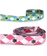 Classic Pooch Patterns Dog Leads Pawprint Argyle Fashion - Choose Color ... - $21.58 CAD+