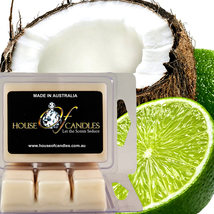 Coconut &amp; Lime Scented Candle Melts X Strong 80hr Clam Packs - £14.17 GBP+