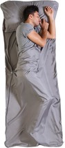 Sleeping Bag Liner - Adult Sleep Sack &amp; Travel Sheets -Travel, Camping Sheets - £33.77 GBP