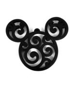 Mickey Themed Head Ears Swirl Design Christmas Ornament Made in USA PR22... - £3.98 GBP