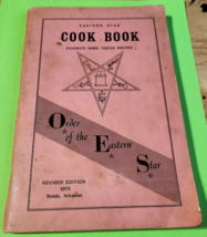 Eastern Star CookBook 1973 waldo arkansas cook book recipe masonic LODGE... - £32.44 GBP