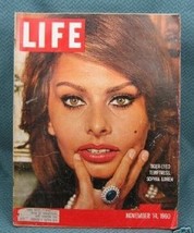 Life Magazine November 14, 1960 Sophia Loren Cover - $4.99