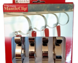 The Original Mantle Clips, Stocking Holders, Lights, Garland #MC0404 SIL... - $9.91