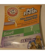 Arm &amp; Hammer Bissell Pet Fresh Odor Eliminating Bags Package of 3 unused.  - £4.79 GBP