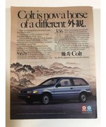 1989 Dodge Colt Vintage Print Ad Advertisement pa11 - £5.42 GBP