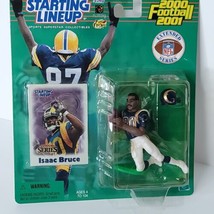 2000 Starting Lineup Isaac Bruce St Louis Los Angeles Rams Nfl Receiver New - £15.56 GBP