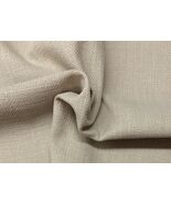 BALLARD DESIGNS TRILBY BASKETWEAVE NATURAL FURNITURE FABRIC BY THE YARD ... - $18.80