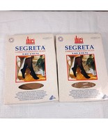 Ibici Segreta 140 Den set 2 sz 4 tan brown Sheer Knee High Support stock... - $446.40 MXN
