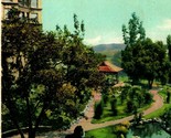 Huntington Hotel Knoll Pasadena California CA UNP 1910s Phostint DB Post... - $3.91
