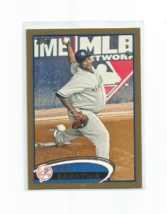 Cc Sabathia (New York Yankees) 2012 Topps Gold Parallel Card #607 &amp; #1103/2012 - £3.98 GBP