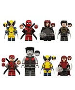 12Pcs Superhero Series Wolverine Deadpool Building Block Minifigure Hero... - $29.99