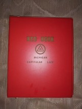 Red Book Michigan MI Capitular Law Compiled Laws Of The Grand Chapter Of... - $98.99