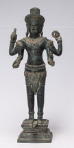 Shiva Statue - Antik Khmer Stil Bronze Koh Ker Stil 44cm/45.7cm - £495.37 GBP