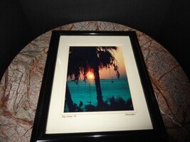Key West Mallory Square Photo in Black Lacquer Frame Measure 16.25" H x 13.25" W image 5