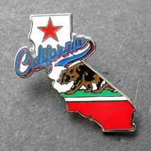California Us State Map Lapel Pin Printed Design Badge 1.2 Inches - £4.22 GBP