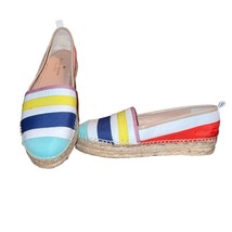 KATE SPADE-Leena-Rainbow-Leather/Ribbon Lace up Espadrilles Size 6.5 NO ... - $17.36